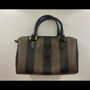 Vintage Fendi Mini Pequin Boston bag